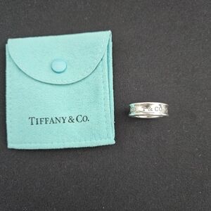 Tiffany & Co. 1837 Concave Silver Ring